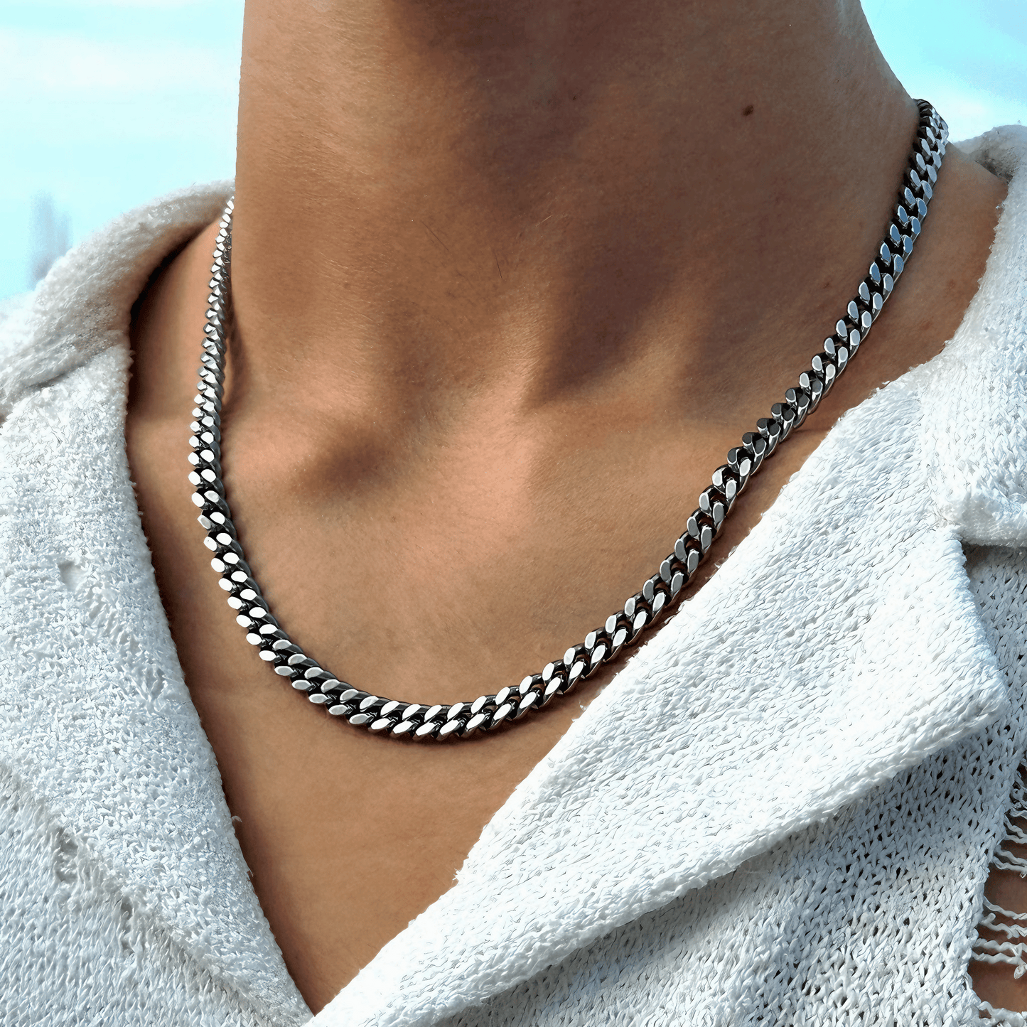LUXRI Chains Silver CUBAN