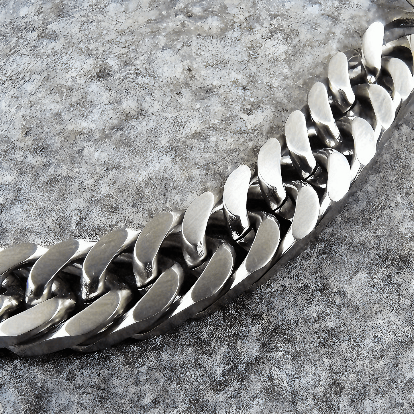 LUXRI Chains Silver CUBAN