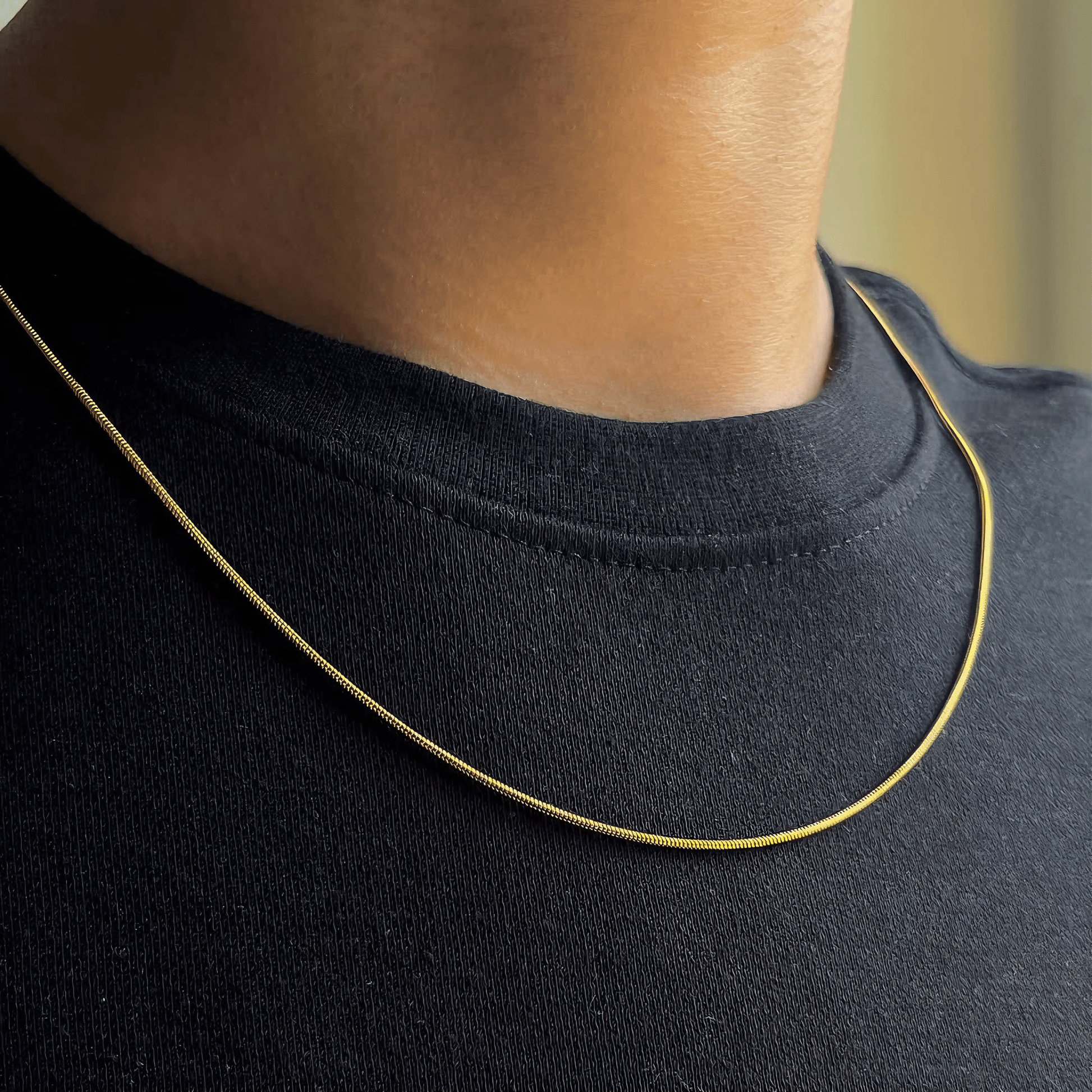 LUXRI  18K Gold Plated Micro Sway Chain